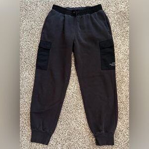 Men’s North Face Fleece Pants ~ Black Size Small